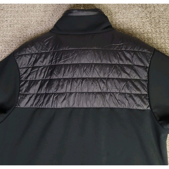 VARLEY Balfern Quilted Shell Jacket Sz XL Black Puffer Soft Shell - Picture 11 of 13